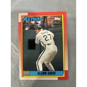 1989 Topps Glenn Davis #50 Houston Astros Baseball Card
